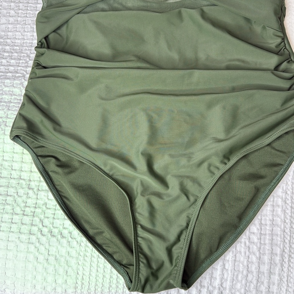 NWT Blooming Jelly 1PC Tummy Control Slimming Full Coverage Mesh Modest Swimsuit - Picture 6 of 8